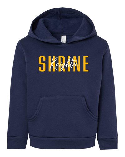 Shrine Knights | Block & Script Toddler Hooded Sweatshirt image thumbnail