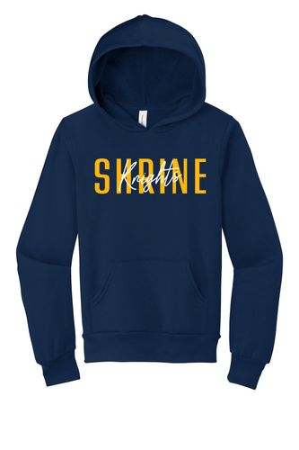 Shrine Knights | Block & Script Youth Hooded Sweatshirt image thumbnail