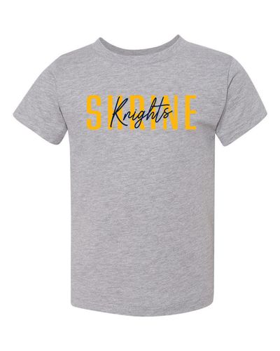 Shrine Knights | Block & Script Toddler Short Sleeve	 image thumbnail