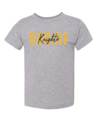 Image of Shrine Knights | Block & Script Toddler Short Sleeve	