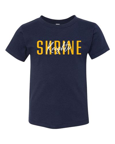 Shrine Knights | Block & Script Toddler Short Sleeve	 image thumbnail