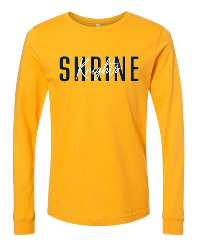 Shrine Knights | Block & Script Long Sleeve image thumbnail