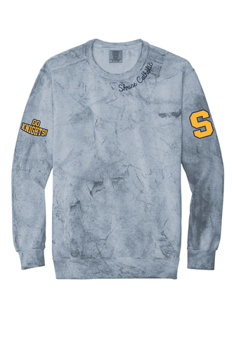 Shrine Catholic | Collar Color Blast Crewneck	 image thumbnail