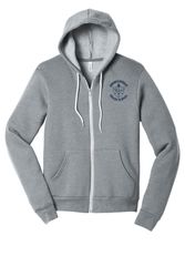 Image of BELLA+CANVAS Unisex Sponge Fleece Full-Zip Hoodie