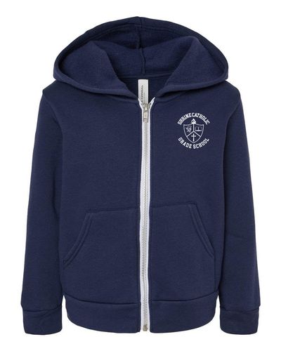 BELLA + CANVAS Toddler Sponge Fleece Full-Zip Hoodie image thumbnail