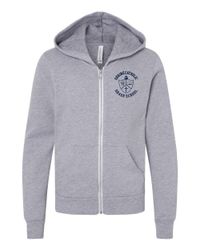 Image of BELLA + CANVAS Youth Sponge Fleece Full-Zip Hoodie