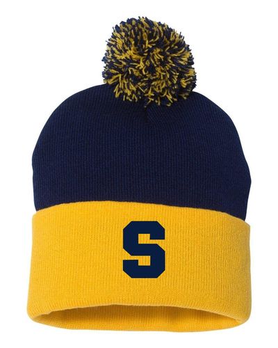 12" Pom-Pom Cuffed Beanie - SP15 image thumbnail