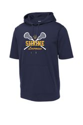 Image of Sport-Tek Sport-Wick Fleece Short Sleeve Hooded Pullover