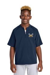 Image of Sport-Tek Youth Repeat 1/2-Zip Short Sleeve Jacket
