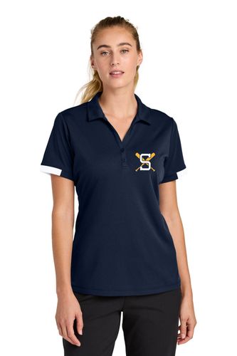 Sport-Tek Women's Club Colorblock Polo image thumbnail