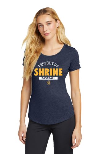 New Era  Ladies Series Performance Scoop Tee. image thumbnail