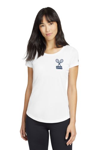 New Era  Ladies Series Performance Scoop Tee. image thumbnail
