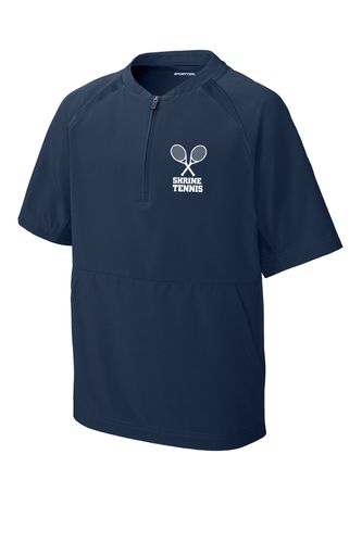 Sport-Tek Youth Repeat 1/2-Zip Short Sleeve Jacket image thumbnail