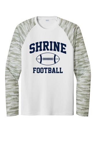 Sport-Tek Drift Camo Colorblock Long Sleeve Tee  image thumbnail