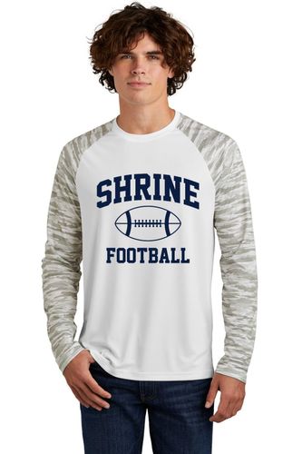 Sport-Tek Drift Camo Colorblock Long Sleeve Tee  image thumbnail