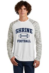 Image of Sport-Tek Drift Camo Colorblock Long Sleeve Tee 