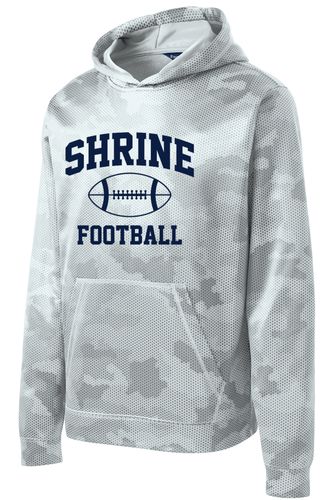 Sport-Tek Youth Sport-Wick CamoHex Fleece Hooded Pullover image thumbnail
