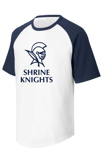 Sport-Tek Youth Short Sleeve Colorblock Raglan Jersey image thumbnail