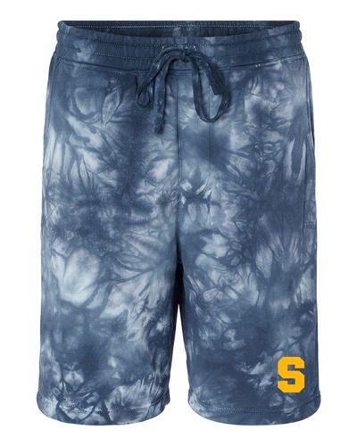 Tie-Dyed Fleece Shorts image thumbnail