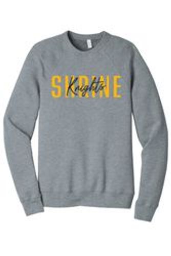 Shrine Knights | Block & Script Crewneck Sweatshirt image thumbnail