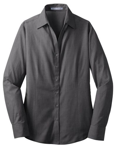 Port Authority® Ladies Crosshatch Easy Care Shirt image thumbnail