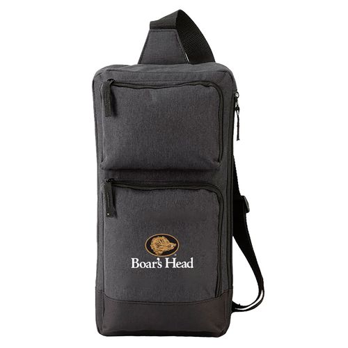 Multi-Pocket Crossbody Sling Bag - Embroidery image thumbnail