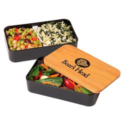 Image of Eco-Friendly 2-Tier Bento Box - Full Color