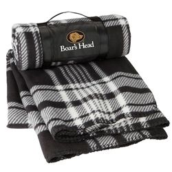 Image of Plaid Roll Up Eco Blanket - Heat Transfer