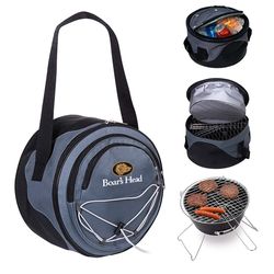 Image of 2-in-1 Portable BBQ Grill and Cooler - Heat Transfer