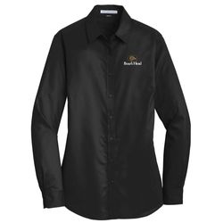 Image of Oxford Women’s Uniform Essential Pro Long Sleeve Button Down - Embroidered