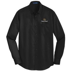 Image of Port Authority® SuperPro™ Twill Button Down Shirt - Embroidered