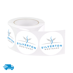 Image of Circle Logo Sticker (2in) (Roll of 250) [QuickShip]