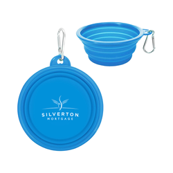 Image of Collapsible Pet Bowl w/ Metal Carabiner