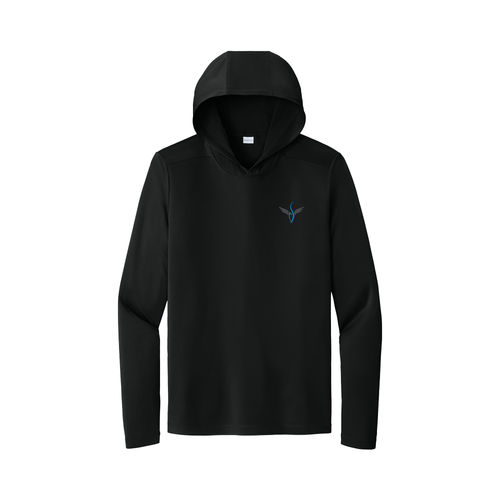 Sibby Hooded Long Sleeve Sport T-Shirt (Back Imprint) image thumbnail