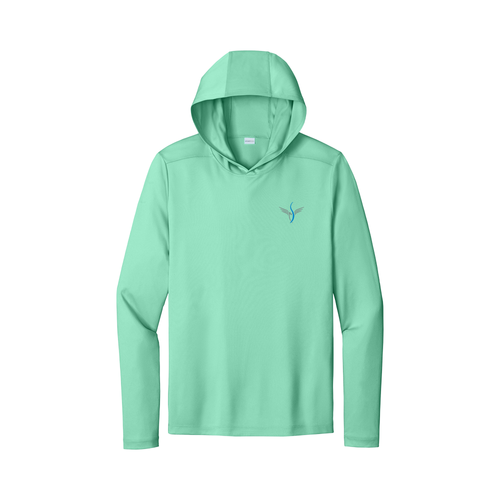Sibby Hooded Long Sleeve Sport T-Shirt (Back Imprint) image thumbnail