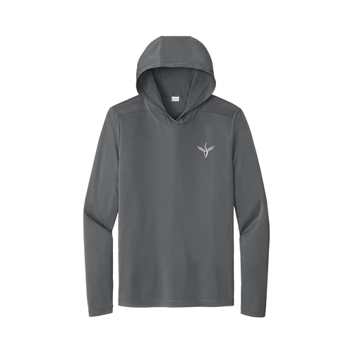 Sibby Hooded Long Sleeve Sport T-Shirt (Back Imprint) image thumbnail
