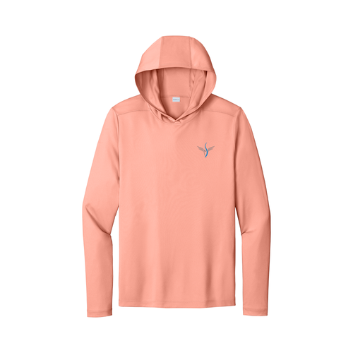Sibby Hooded Long Sleeve Sport T-Shirt (Back Imprint) image thumbnail