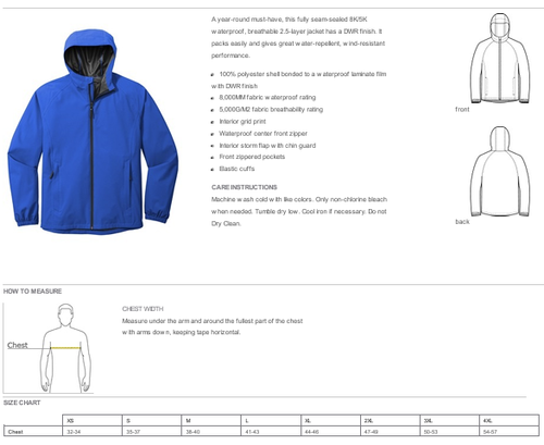 Port Authority Essential Rain Jacket image thumbnail