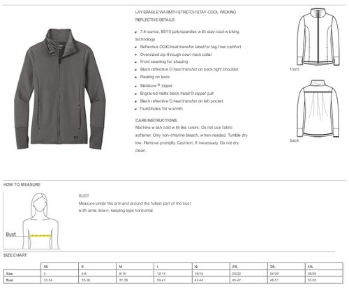 OGIO ENDURANCE Modern Ladies Performance Full-Zip image thumbnail