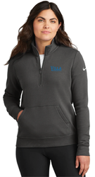 Image of Ladies Nike Club Fleece 1/2-Zip