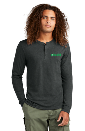 District® Perfect Tri® Long Sleeve Henley image thumbnail