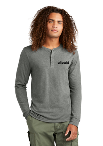 District® Perfect Tri® Long Sleeve Henley image thumbnail