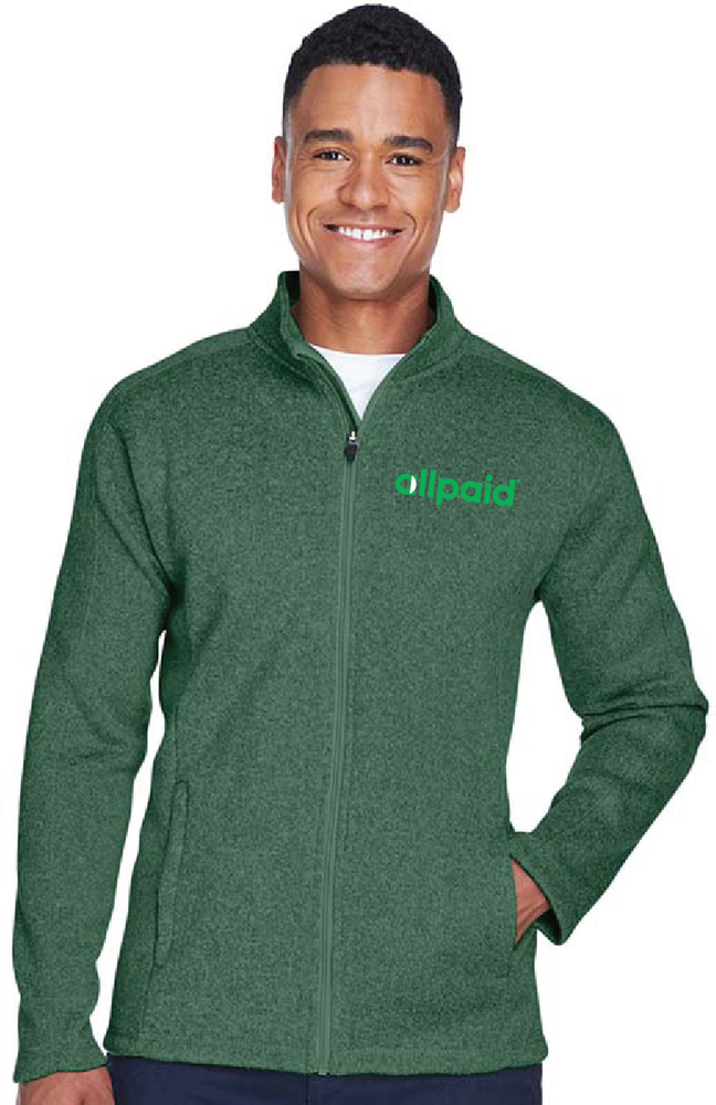 Devon & Jones Men's Bristol Full-Zip Sweater Fleece Jacket primary image