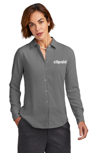 Brooks Brothers® Women’s Full-Button Satin Blouse image thumbnail