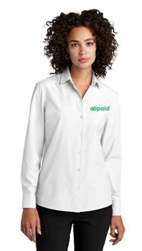 Mercer+Mettle® Women’s Long Sleeve Stretch Woven Shirt image thumbnail
