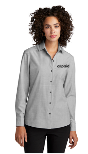 Mercer+Mettle® Women’s Long Sleeve Stretch Woven Shirt image thumbnail