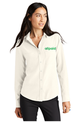 Image of Mercer+Mettle® Women's Stretch Crepe Long Sleeve Camp Blouse