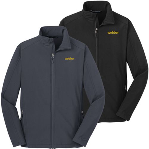 Men's Port Authority Active Soft Shell Jacket - Webber Logo image thumbnail