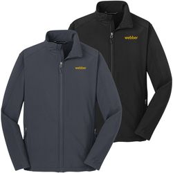 Image of Men's Port Authority Active Soft Shell Jacket - Webber Logo