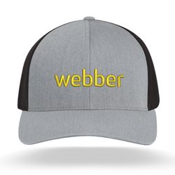 Image of Trucker Snapback Cap - Webber Logo (2)